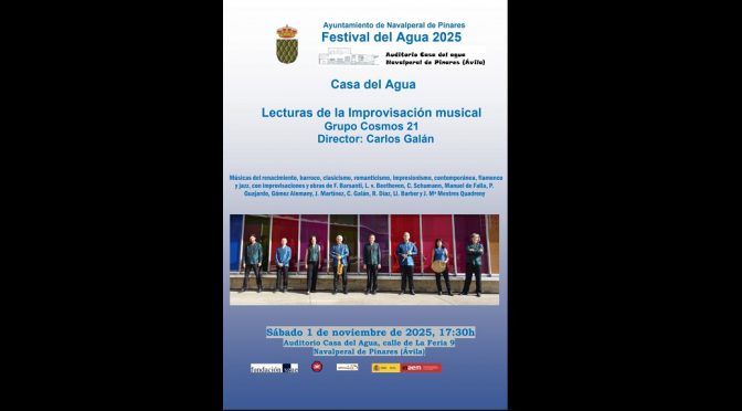 1 de Noviembre – Festival del Agua 2025